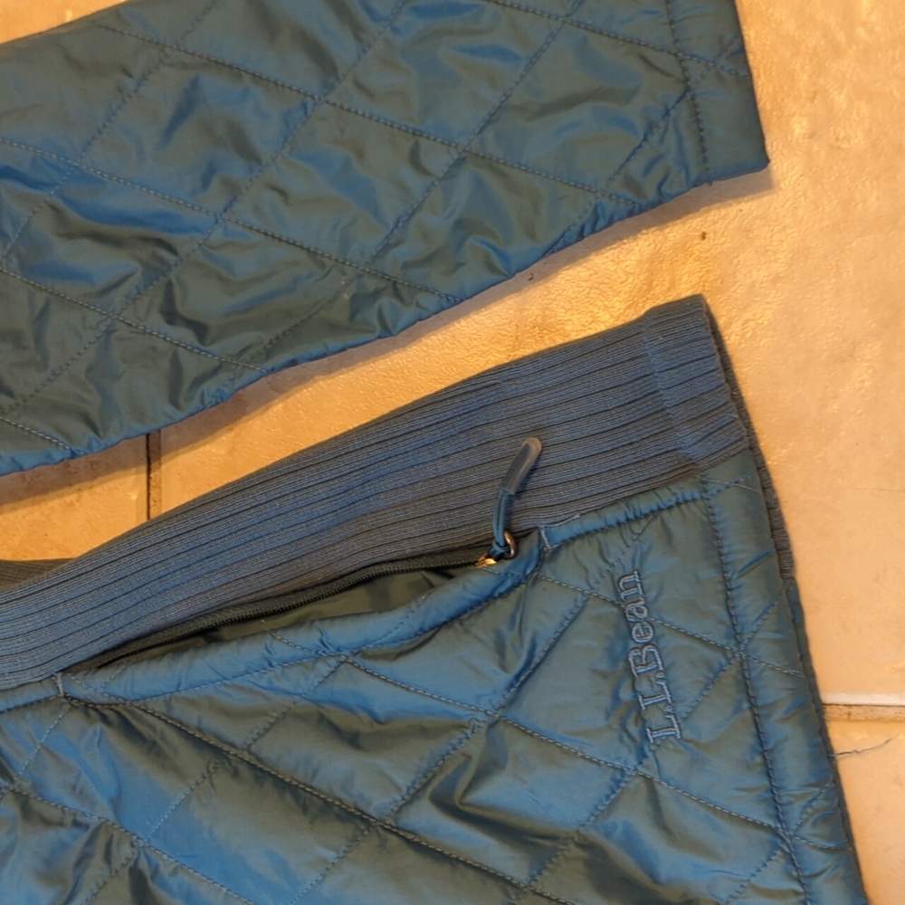 L.L.Bean xs women's quilted jacket with ribbed sides - Picture 3 of 3